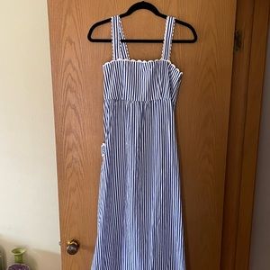 Blue Stripe Georgia Maxi Dress